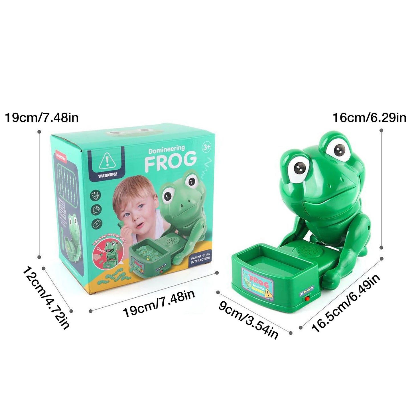 Stealing Insect Frog Biting Prank Toy